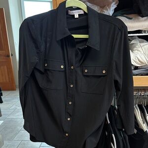 Ellen Tracy Black  Shirt like new